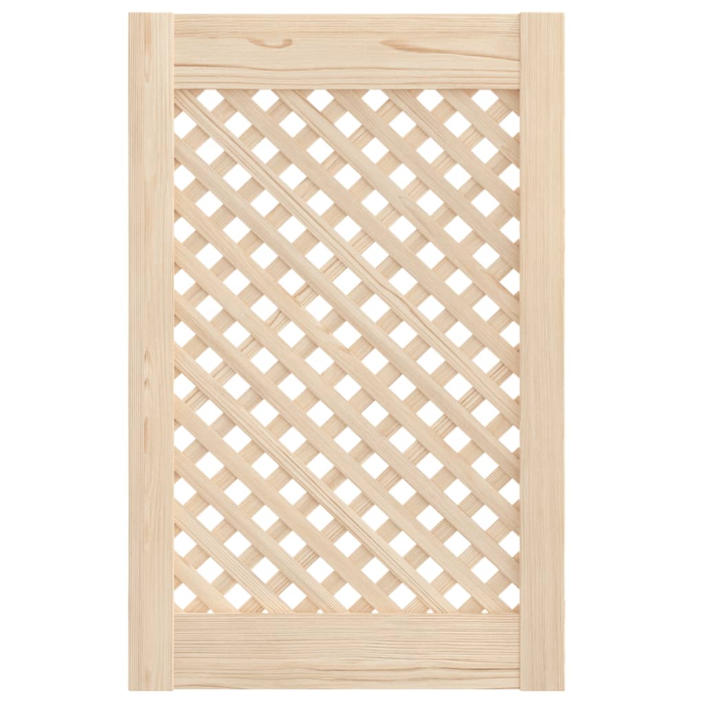 Ante con Design a Reticolo 2 pz 39,5x61,5 cm in Legno di Pino 372790