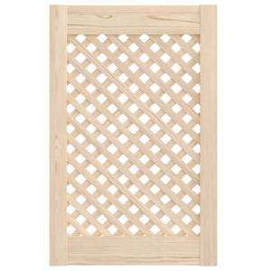 Ante con Design a Reticolo 2 pz 39,5x61,5 cm in Legno di Pino 372790