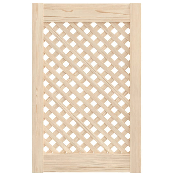 Ante con Design a Reticolo 2 pz 39,5x61,5 cm in Legno di Pino 372790