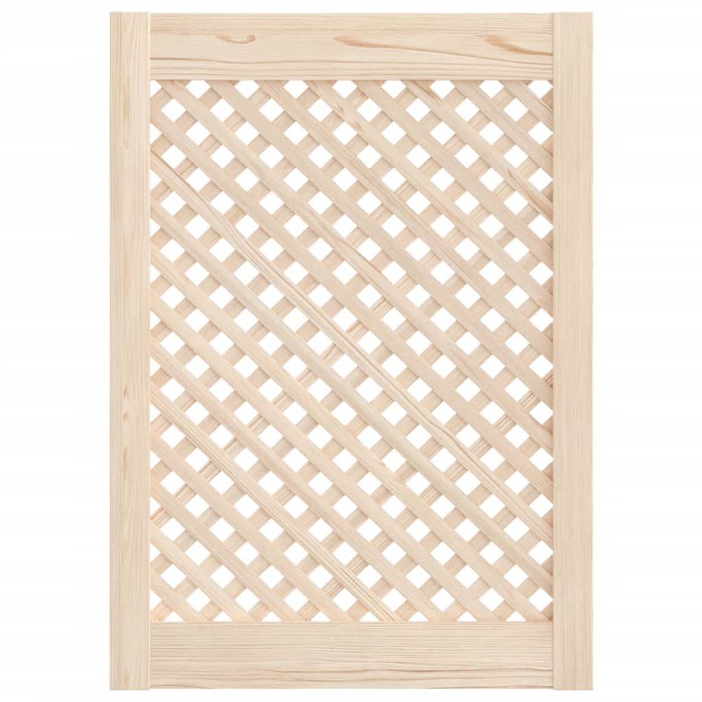Ante con Design a Reticolo 2 pz 49,5x69 cm in Legno di Pinocod mxl 107860
