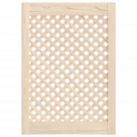 Ante con Design a Reticolo 2 pz 49,5x69 cm in Legno di Pinocod mxl 107860