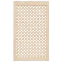 Ante con Design a Reticolo 2 pz 59,5x99 cm in Legno di Pino 372798