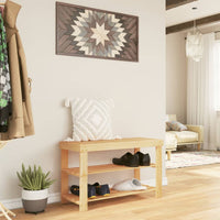 Scarpiera 3 Ripiani 70x27,5x45 cm BambÃ¹cod mxl 109310