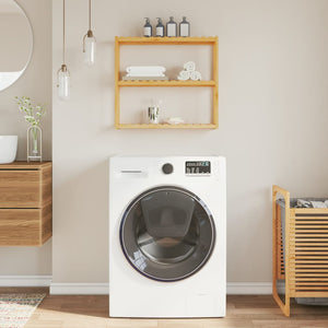 Mensola da Bagno 3 Ripiani Montaggio a Parete 60x15x54cm BambÃ¹cod mxl 108361