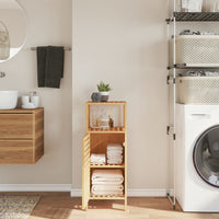 Mobile da Bagno con Ripiano 36x33x87 cm in BambÃ¹