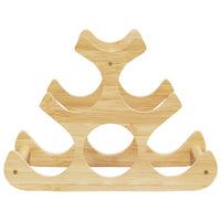 Portabottiglie di Vino per 6 Bottiglie 35x18x25,5 cm in BambÃ¹cod mxl 108362