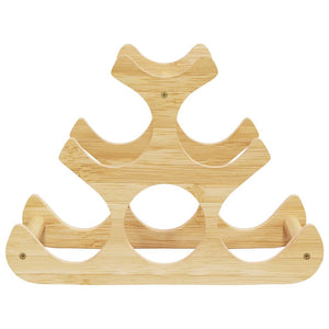 Portabottiglie di Vino per 6 Bottiglie 35x18x25,5 cm in BambÃ¹cod mxl 108362