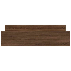 Giroletto con Testiera e Pediera Rovere Marrone 200x200 cm 3203739