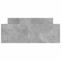 Giroletto con Testiera e Pediera Grigio Cemento 120x200 cm 3203743
