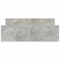 Giroletto con Testiera e Pediera Grigio Cemento 120x200 cm 3203743
