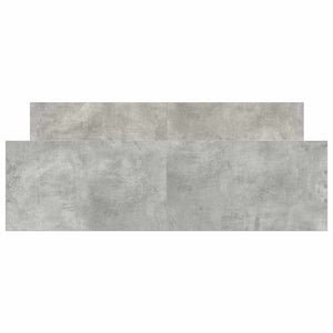 Giroletto con Testiera e Pediera Grigio Cemento 120x200 cm 3203743