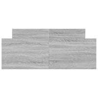 Giroletto con Testiera e Pediera Grigio Sonoma 120x200 cm 3203745