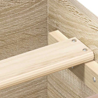 Giroletto con Testiera e Pediera Rovere Sonoma 140x200 cm 3203749