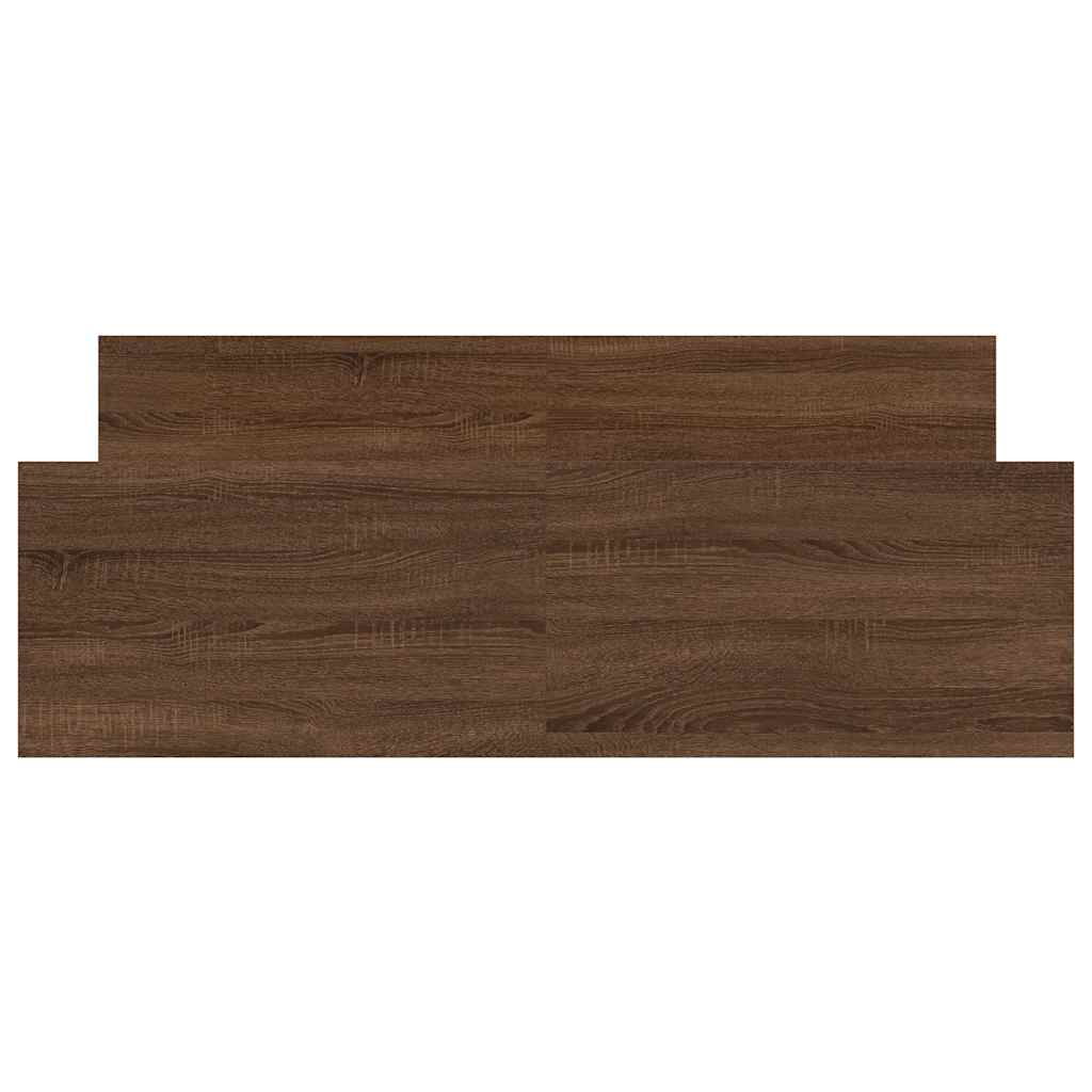 Giroletto con Testiera e Pediera Rovere Marrone 140x200 cm 3203753