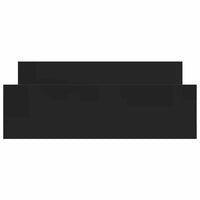 Giroletto con Testiera e Pediera Nero 150x200 cm 3203755