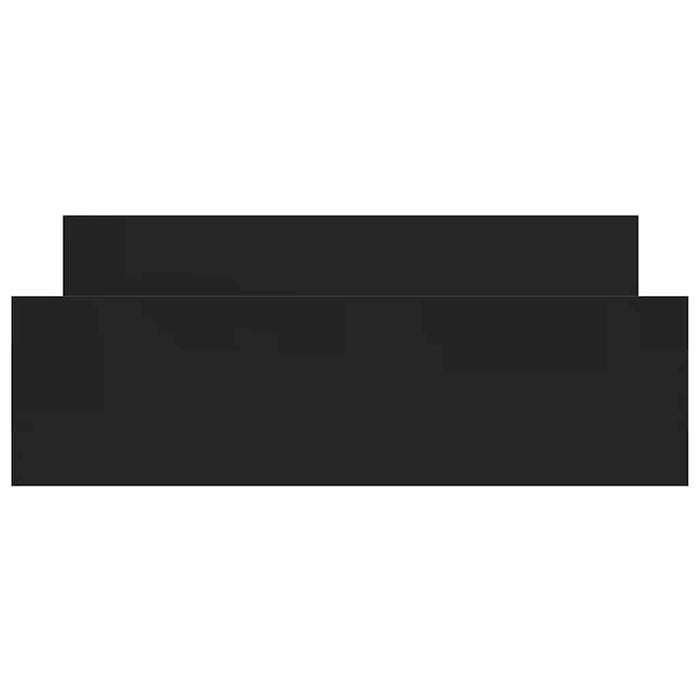 Giroletto con Testiera e Pediera Nero 150x200 cm 3203755