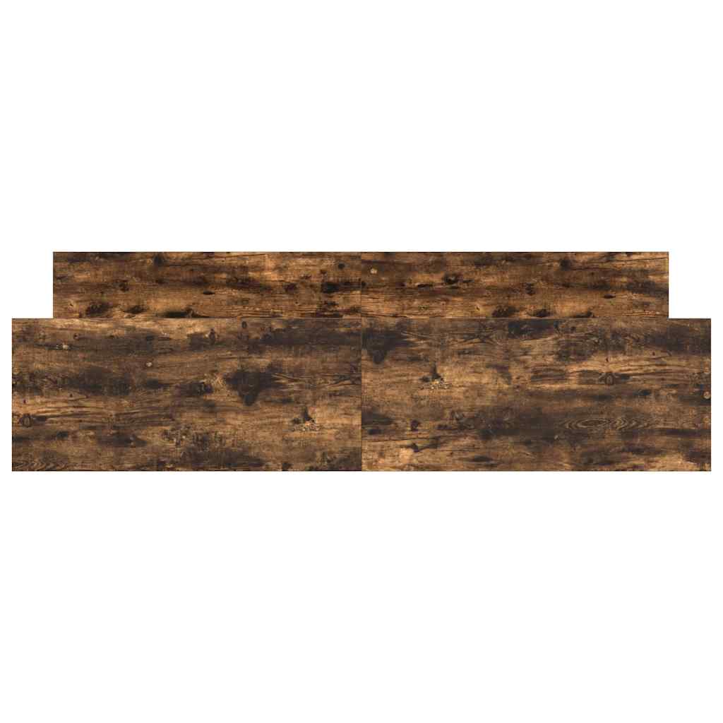 Giroletto con Testiera e Pediera Rovere Fumo 160x200 cm 3203765