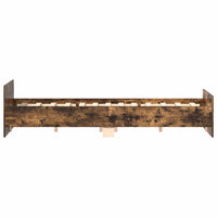 Giroletto con Testiera e Pediera Rovere Fumo 160x200 cm 3203765