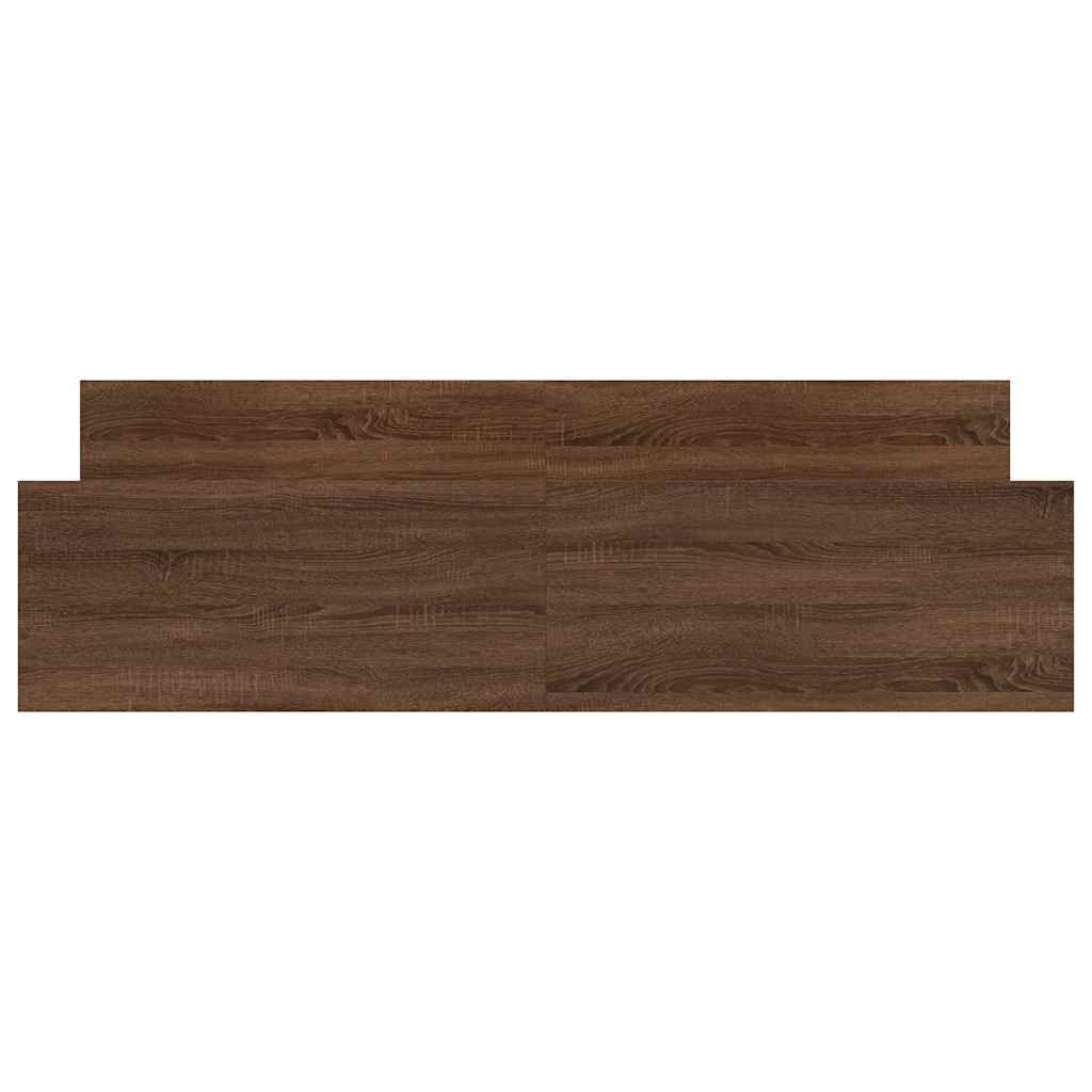 Giroletto con Testiera e Pediera Rovere Marrone 160x200 cm 3203767