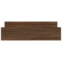 Giroletto con Testiera e Pediera Rovere Marrone 160x200 cm 3203767