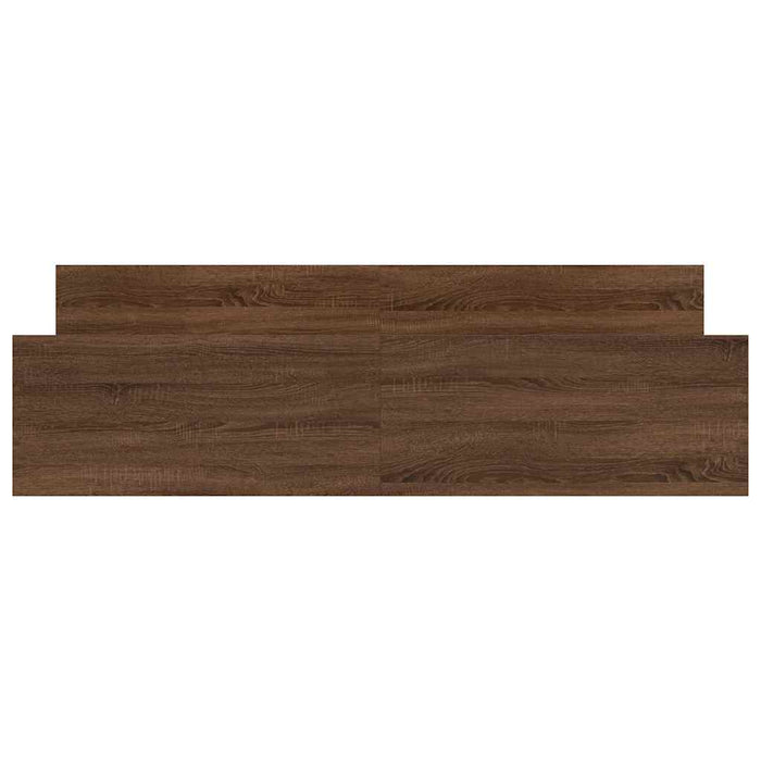 Giroletto con Testiera e Pediera Rovere Marrone 160x200 cm 3203767