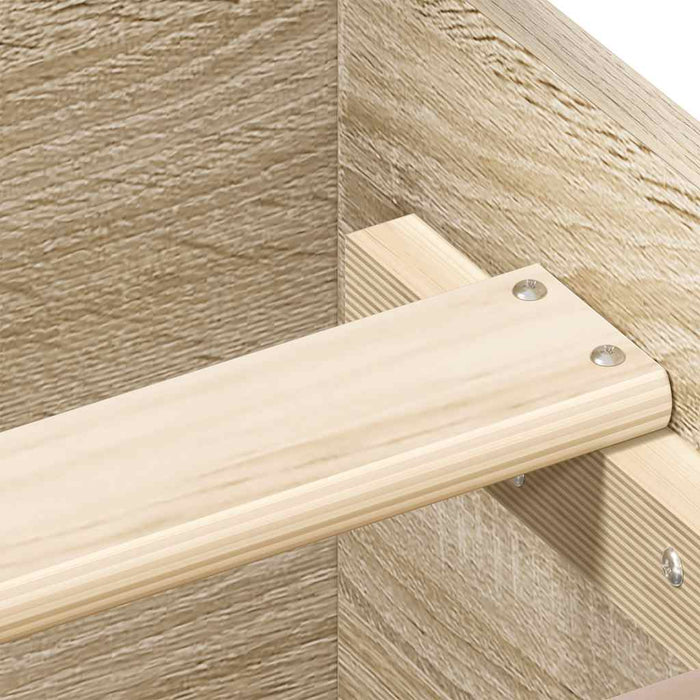 Giroletto con Testiera e Pediera Rovere Sonoma 180x200 cm 3203770