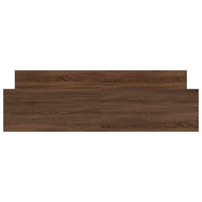 Giroletto con Testiera e Pediera Rovere Marrone 180x200 cm 3203774