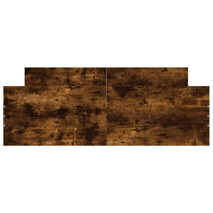 Giroletto con Testiera e Pediera Rovere Fumo 140x190 cm 3203786