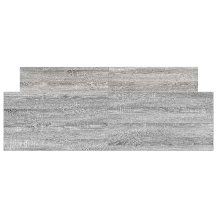 Giroletto con Testiera e Pediera Grigio Sonoma 140x190 cm 3203787