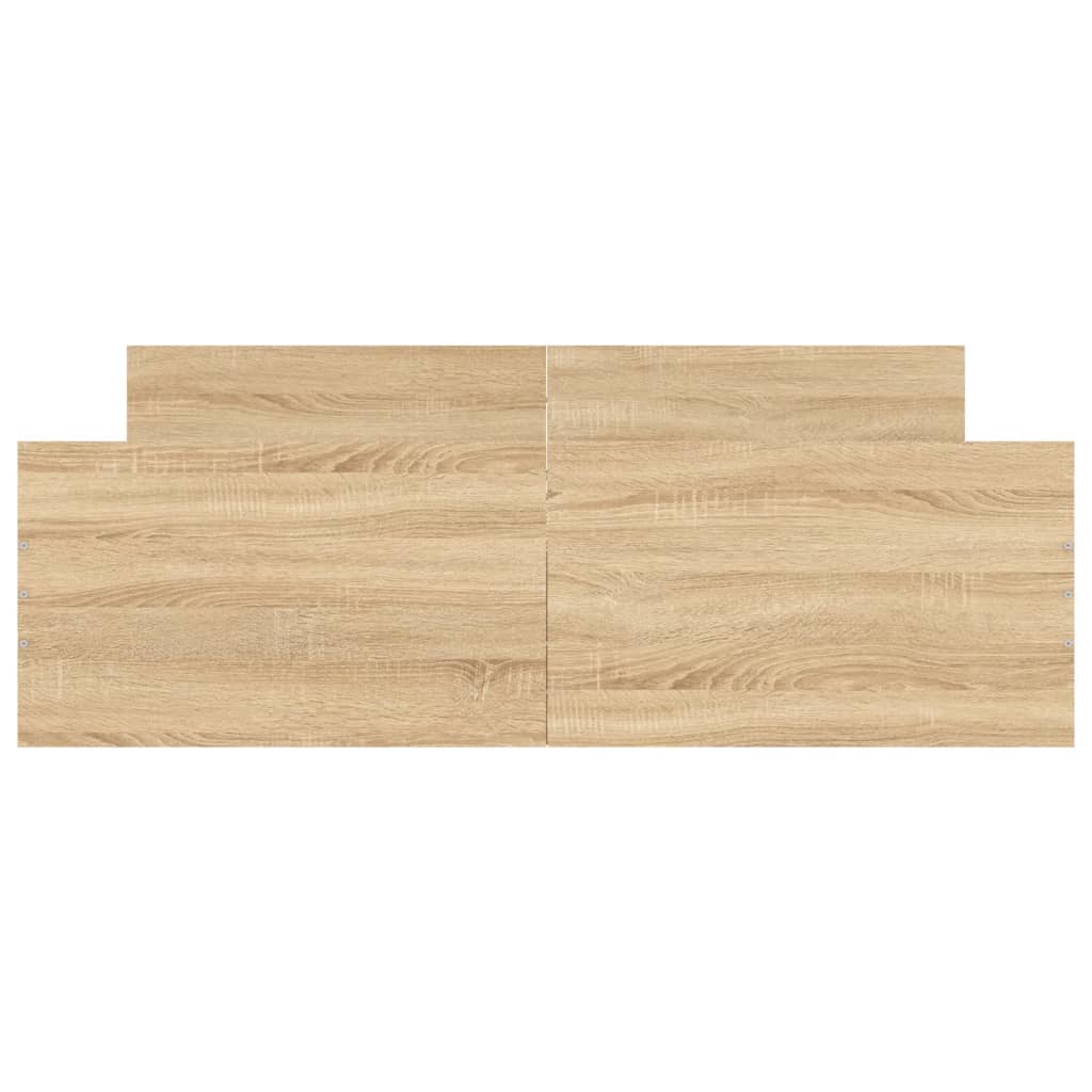 Giroletto con Testiera e Pediera Rovere Sonoma 135x190 cm 3203791