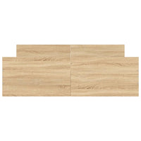 Giroletto con Testiera e Pediera Rovere Sonoma 135x190 cm 3203791