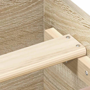 Giroletto con Testiera e Pediera Rovere Sonoma 135x190 cm 3203791