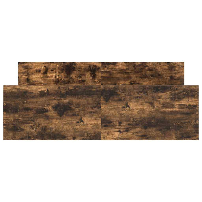 Giroletto con Testiera e Pediera Rovere Fumo 135x190 cm 3203793