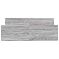 Giroletto con Testiera e Pediera Grigio Sonoma 135x190 cm 3203794