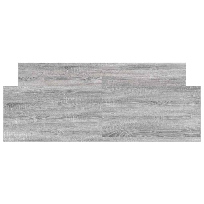 Giroletto con Testiera e Pediera Grigio Sonoma 135x190 cm 3203794