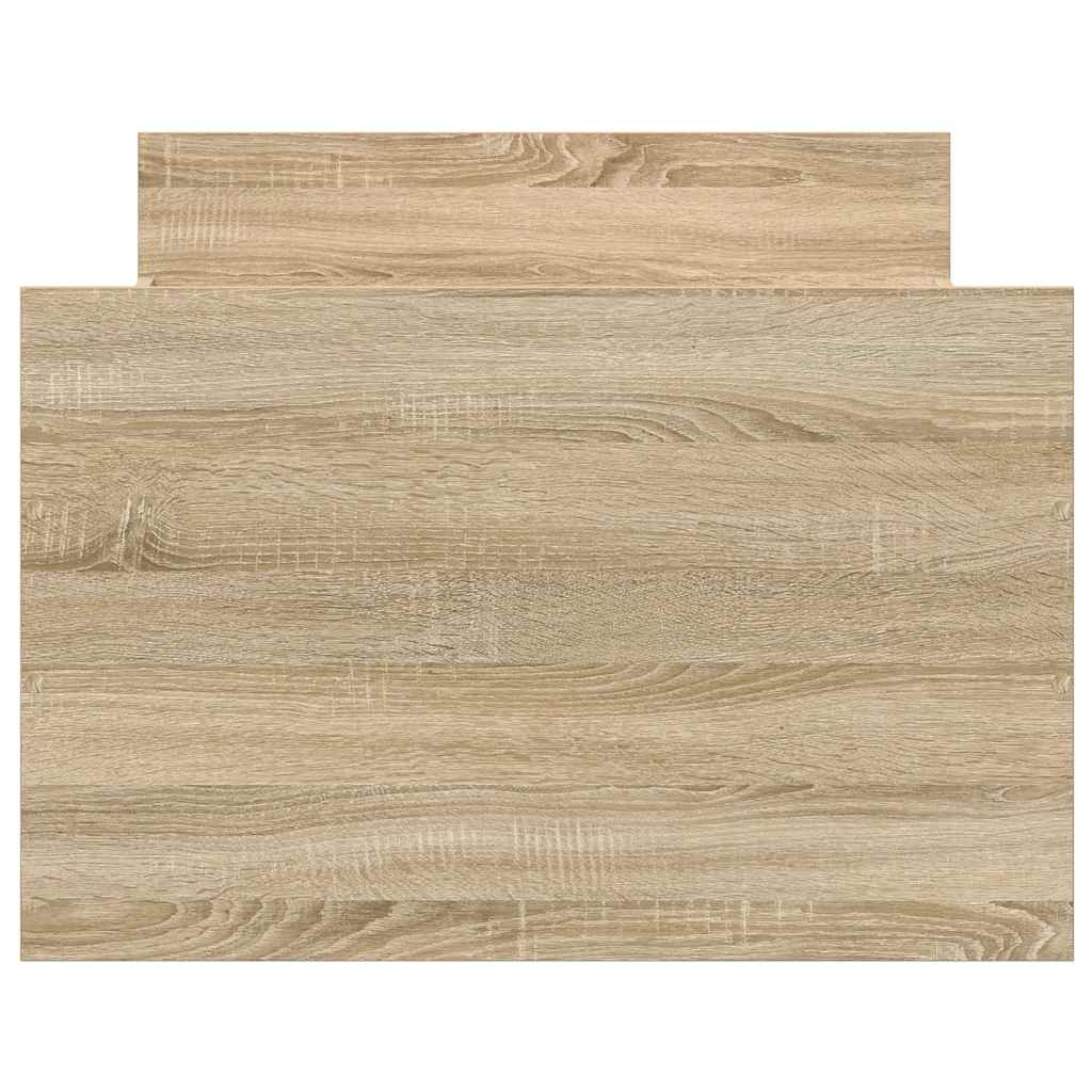 Giroletto con Testiera e Pediera Rovere Sonoma 100x200 cm 3203798