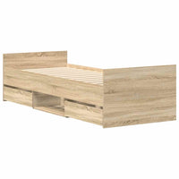 Giroletto con Testiera e Pediera Rovere Sonoma 90x200 cm 3203805