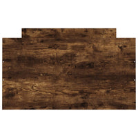 Giroletto con Testiera e Pediera Rovere Fumo 90x200 cm 3203807