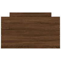 Giroletto con Testiera e Pediera Rovere Marrone 90x200 cm 3203809