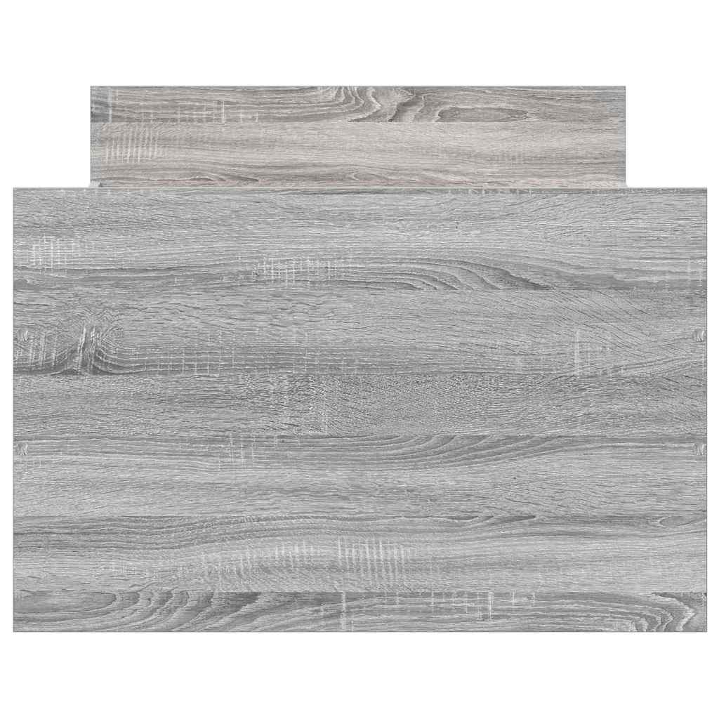 Giroletto senza Materasso-Struttura Letto Rovere Sonoma 90x190 cm 302223