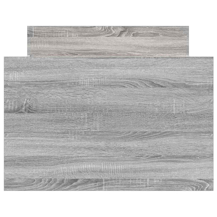 Giroletto senza Materasso-Struttura Letto Rovere Sonoma 90x190 cm 302223