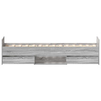 Giroletto senza Materasso-Struttura Letto Rovere Sonoma 90x190 cm 302223