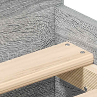 Giroletto senza Materasso-Struttura Letto Rovere Sonoma 90x190 cm 302223