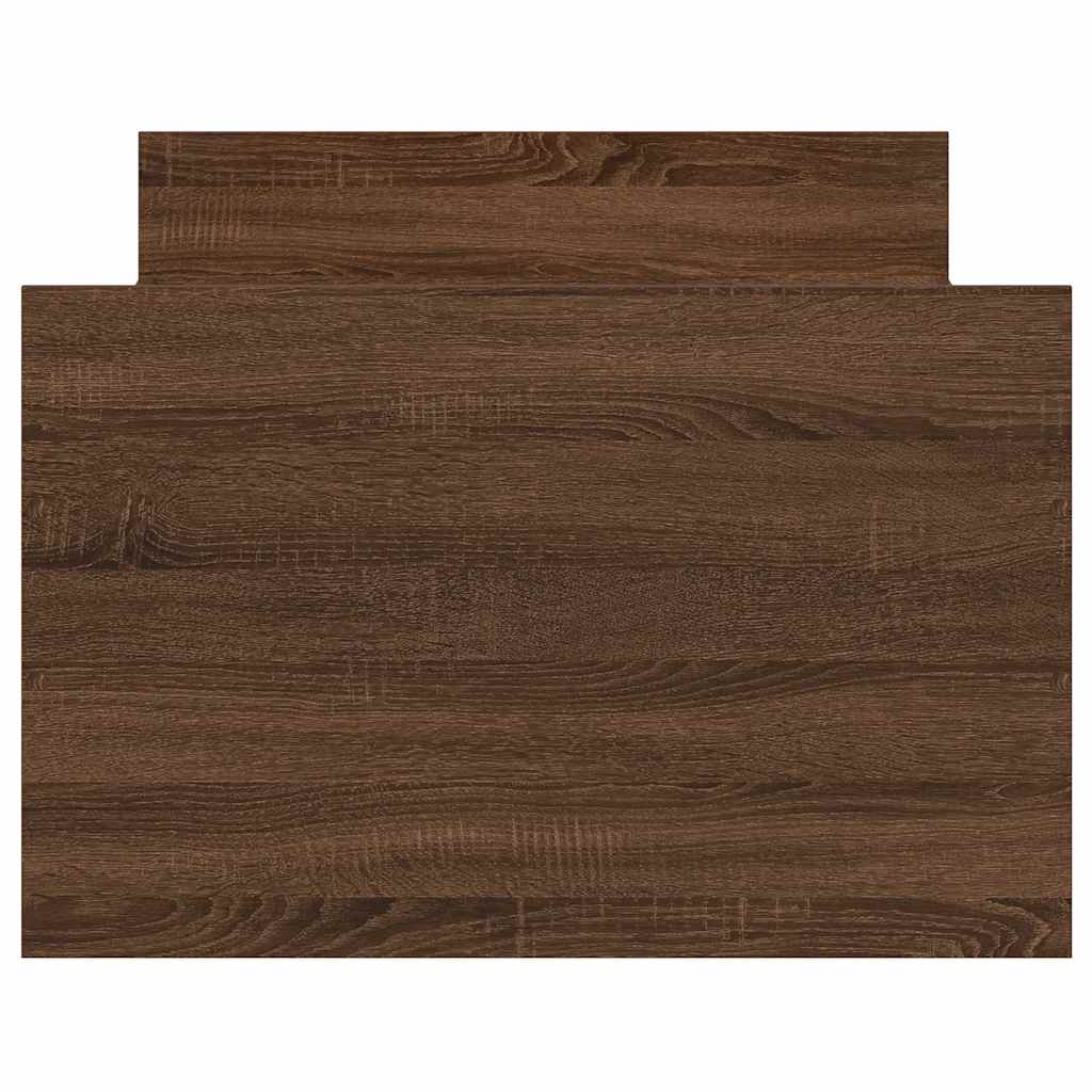 Giroletto con Testiera e Pediera Rovere Marrone 90x190 cm 3203816