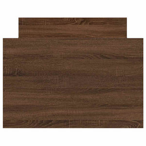 Giroletto con Testiera e Pediera Rovere Marrone 90x190 cm 3203816