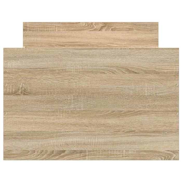 Giroletto con Testiera e Pediera Rovere Sonoma 75x190 cm 3203819