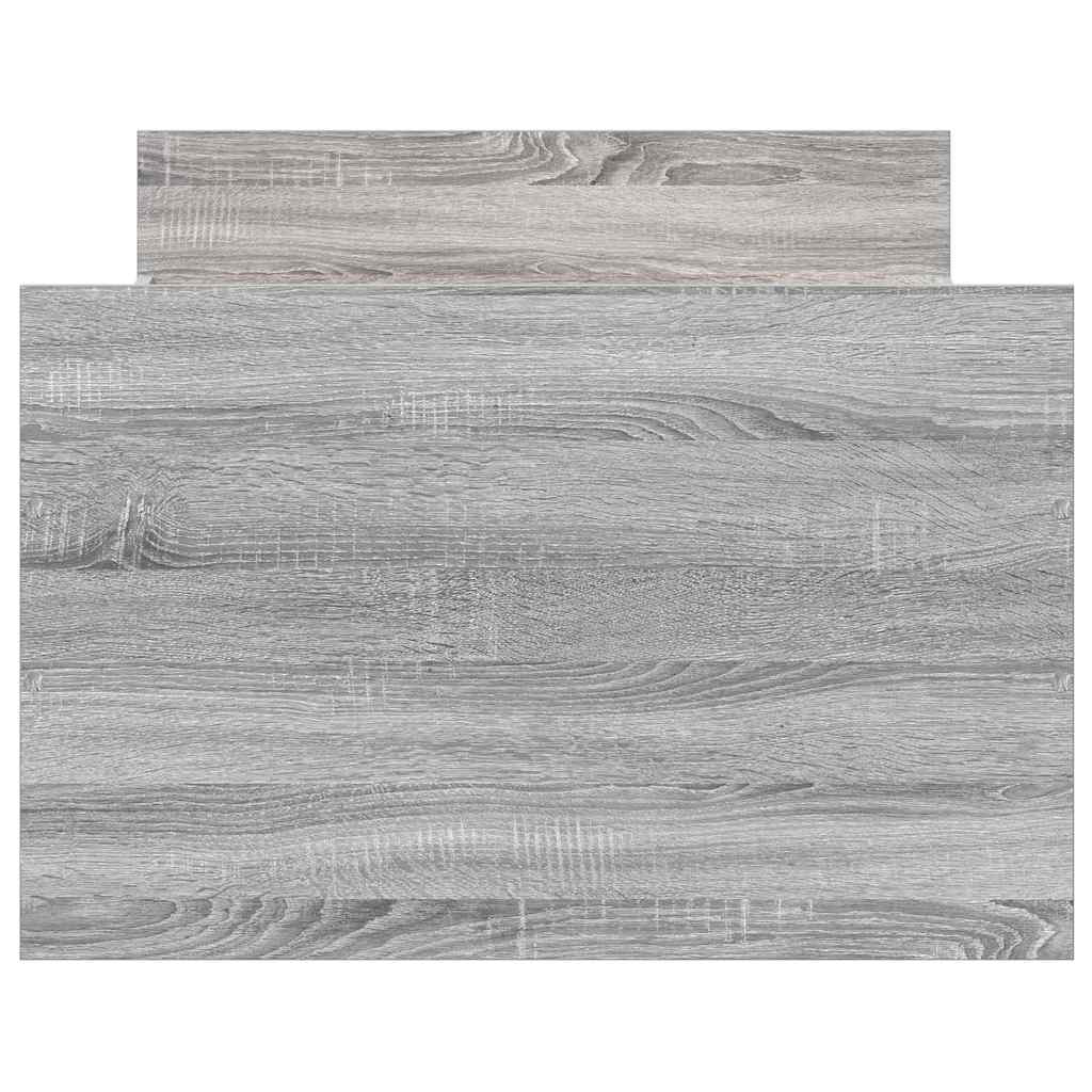 Giroletto con Testiera e Pediera Grigio Sonoma 75x190 cm 3203822