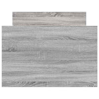 Giroletto con Testiera e Pediera Grigio Sonoma 75x190 cm 3203822