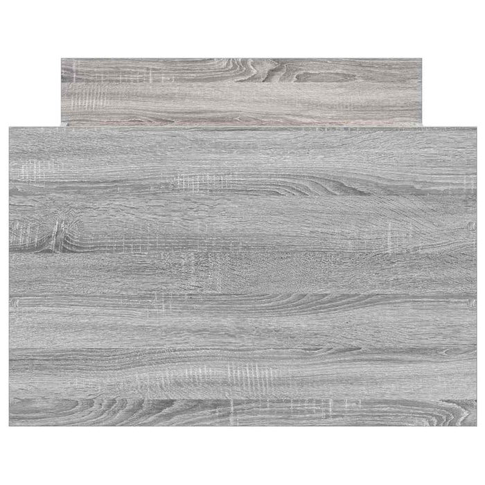 Giroletto con Testiera e Pediera Grigio Sonoma 75x190 cm 3203822