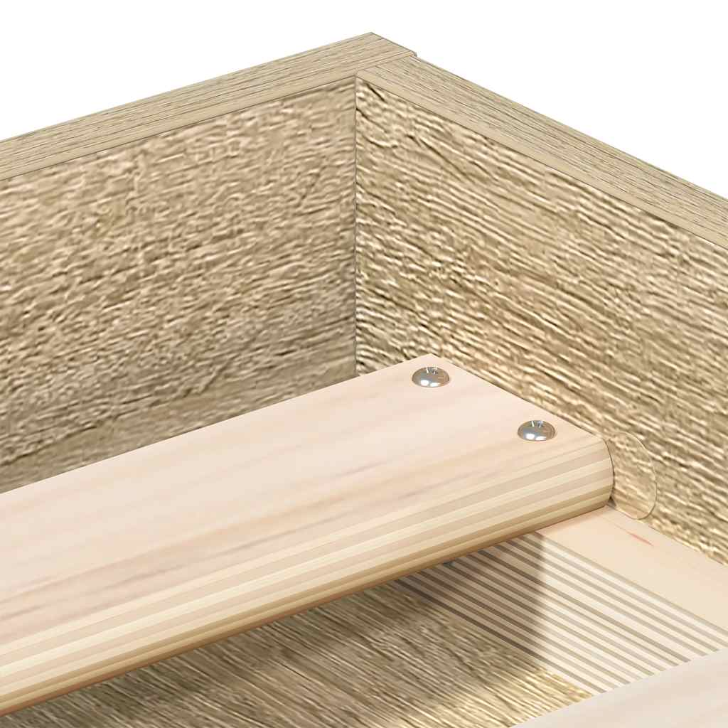 Giroletto-Struttura Letto Rovere Sonoma 90x190 cm